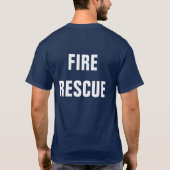NCFDの消防士/EMTのNorthville都市火… Tシャツ (裏面)