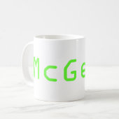 NCIS TVショーのマグMcGeek コーヒーマグカップ (正面左)