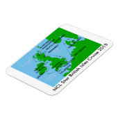 NCLスターブリティッシュアイレスクルーズ2015マグネット マグネット (左側)