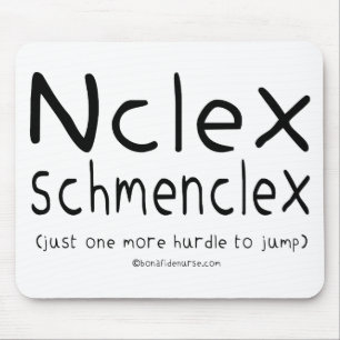 NCLEX Schmenclexの看護の検査 マウスパッド