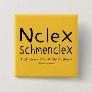 NCLEX Schmenclexの看護の検査 缶バッジ