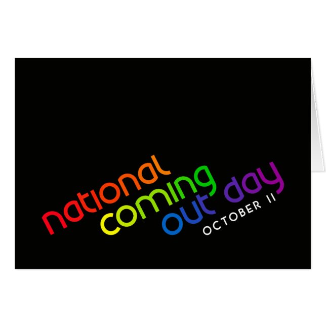 NCODの傾向がある黒いカード (正面横)