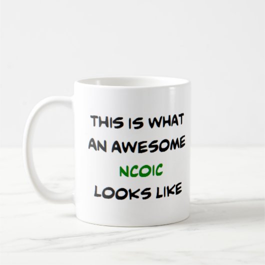 ncoic素晴らし、 コーヒーマグカップ (左)