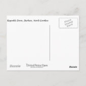 NCSSM、レイノルズ・ドーム、ダーラム、ノース・カロライナ ポストカード (裏面)