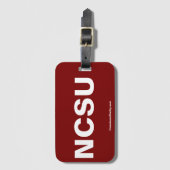 NCSUバッグラベル ラゲッジタグ (正面縦)