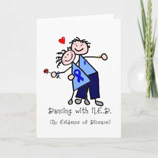 NDとの踊り – 結腸がん カード (正面)