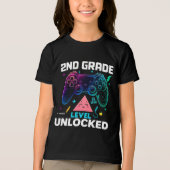 ndグレードのロック解除されたクールビデオゲームゲーマー トライブレンドＴシャツ (正面)