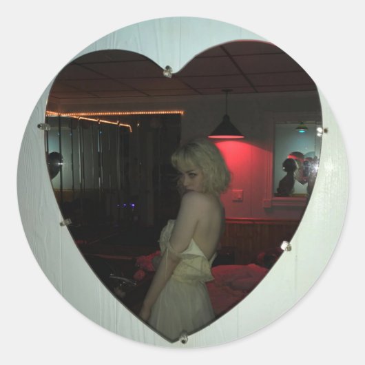 NDハート鏡シール ラウンドシール (正面)