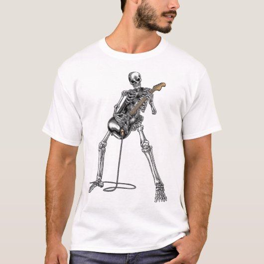 NdロックアンドロールギターS男性へNdティー Tシャツ (正面)