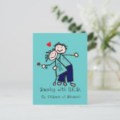 ND卵巣がんの踊り ポストカード (スタンド正面)