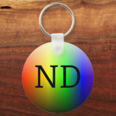 ND (NeuroDiverse) キーホルダー (正面)