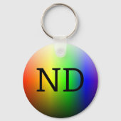 ND (NeuroDiverse) キーホルダー (裏面)