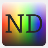 ND (NeuroDiverse) スクエアシール (正面)