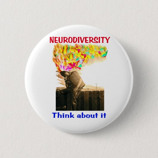 ND Scottyはそれについて考えます 缶バッジ (正面)