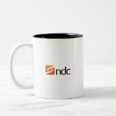 NDC 11ozのコーヒー・マグ ツートーンマグカップ (左)