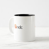 NDC 15ozのコーヒー・マグ ツートーンマグカップ (正面左)