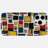 Ndebele Tribal Geometric Art - 鮮やか Cultural Case-Mate iPhoneケース (裏面 (横))