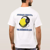 NDjミュージックTシャツ Tシャツ (裏面)
