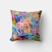 N'Djamena Chad City Map クッション (正面)