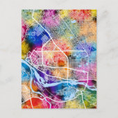 N'Djamena Chad City Map ポストカード (正面)