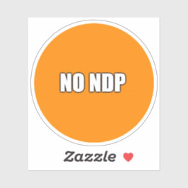NDPなし シール
