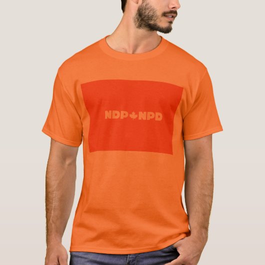 NDPの人のTシャツ Tシャツ (正面)