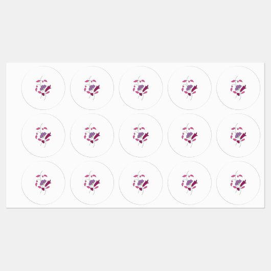 Ndrmcスタイル、ソフトパープル、ジャズベリージャム ラベル (シート)