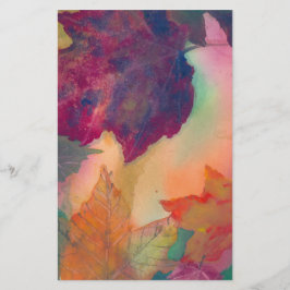 NE文房内の海岸沿いの紅葉 便箋