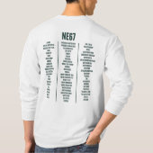 NE67リスト長袖Tシャツ Tシャツ (裏面)