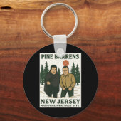 Ne Barrens New Jersey Graphic Design キーホルダー (正面)