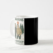 Ne Barrens New Jersey Graphic Design コーヒーマグカップ (正面左)