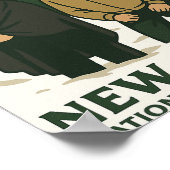 Ne Barrens New Jersey Graphic Design  ポスター (角)