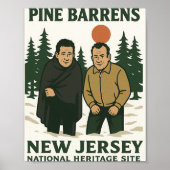 Ne Barrens New Jersey Graphic Design  ポスター (正面)