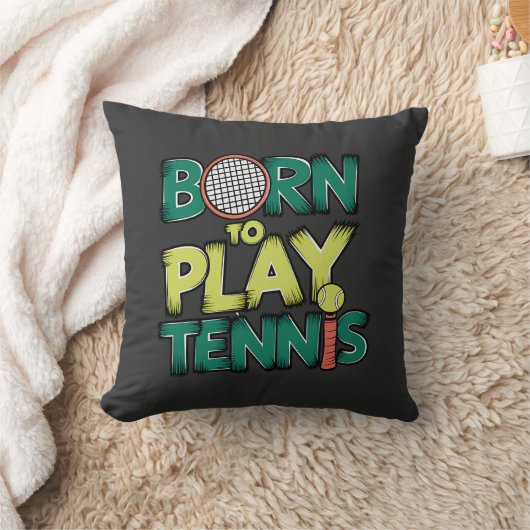 Né pour Jouer au Tennis クッション (ブランケット)
