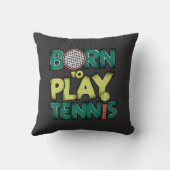 Né pour Jouer au Tennis クッション (裏面)