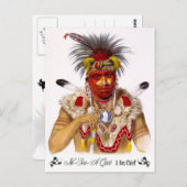 Ne-Sou-A Quoit、ヘアドレのあるキツネチーフ ポストカード (正面/裏面)