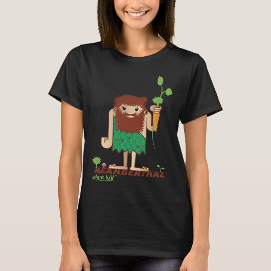 NEANDERTHAL STONE AGED PALEOLITHIC CAVEMAN Tシャツ (正面)