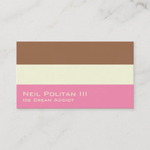 Neapolitanアイスクリーム 名刺