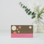 Neapolitan水玉模様の名刺 名刺 (スタンド正面)