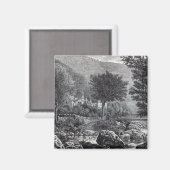 Near Lynmouth, from 'Leisure Hour', 1888 マグネット (正面/裏面)