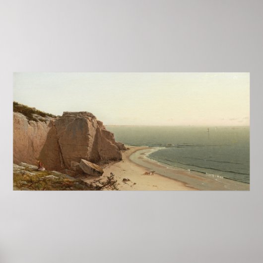 Near Manchester - Alfred T. Bricher Art Poster ポスター (正面)