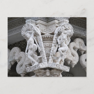 Neasdenの寺院-ロールパンShri Swaminarayan Mandir ポストカード