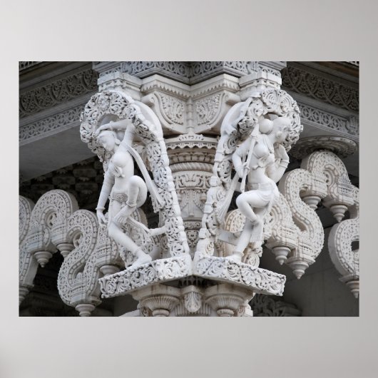 Neasden Temple - Baps Shri Swaminarayan Mandir ポスター (正面)