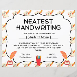 Neastest Handwriting Student Recognition賞