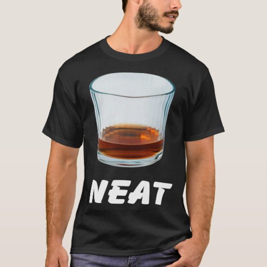 Neat   Bourbon Whiskey Tシャツ (正面)