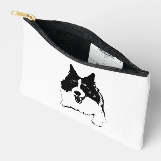 Neat Zips, Clear Mark アクセサリーポーチ (見開き)