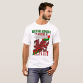 Neath -ウェールズのラグビー6つの国家旅行、ウェールズのドラゴン tシャツ (正面フル)