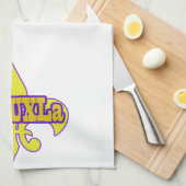 NEAUXLaの(紋章の)フラ・ダ・リの台所タオル キッチンタオル (四つ折り)