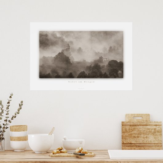 Nebel am Morgen ポスター (キッチン)