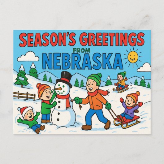 NEBRASKAはがき ポストカード (正面)